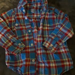 Kids toddlers Button down shirt Size 2years Brand baby gap two pockets